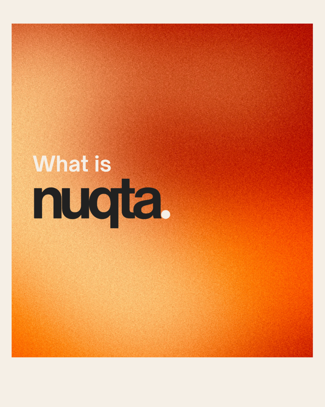 WIN post highlighting Nuqta's youth impact.